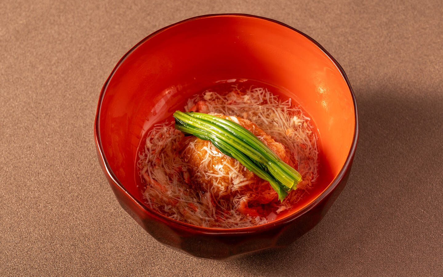 ほくほく海老芋香煎蟹あんかけ