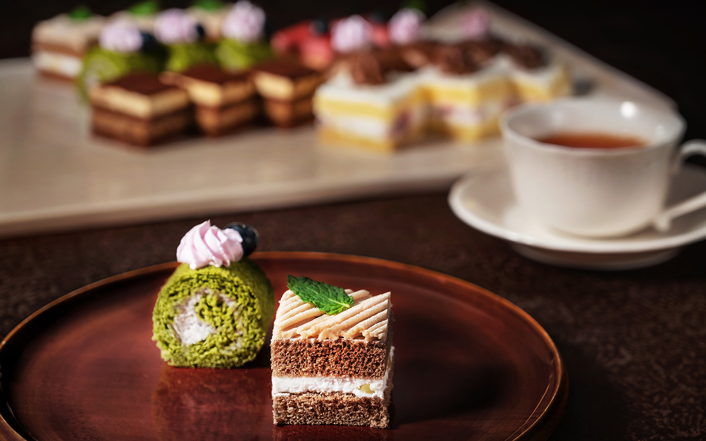 コーヒー/紅茶とプチケーキセット
